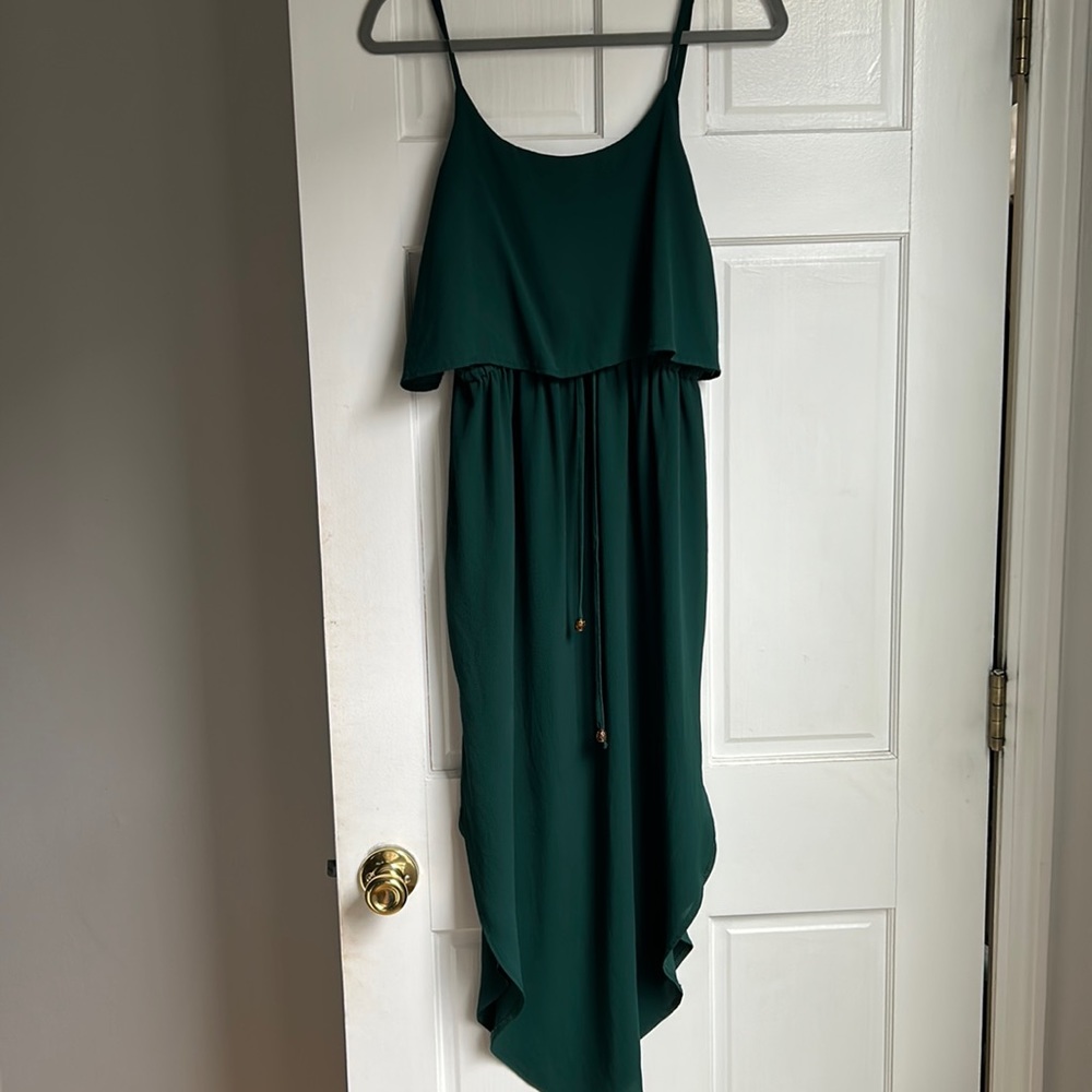 Green summer dress